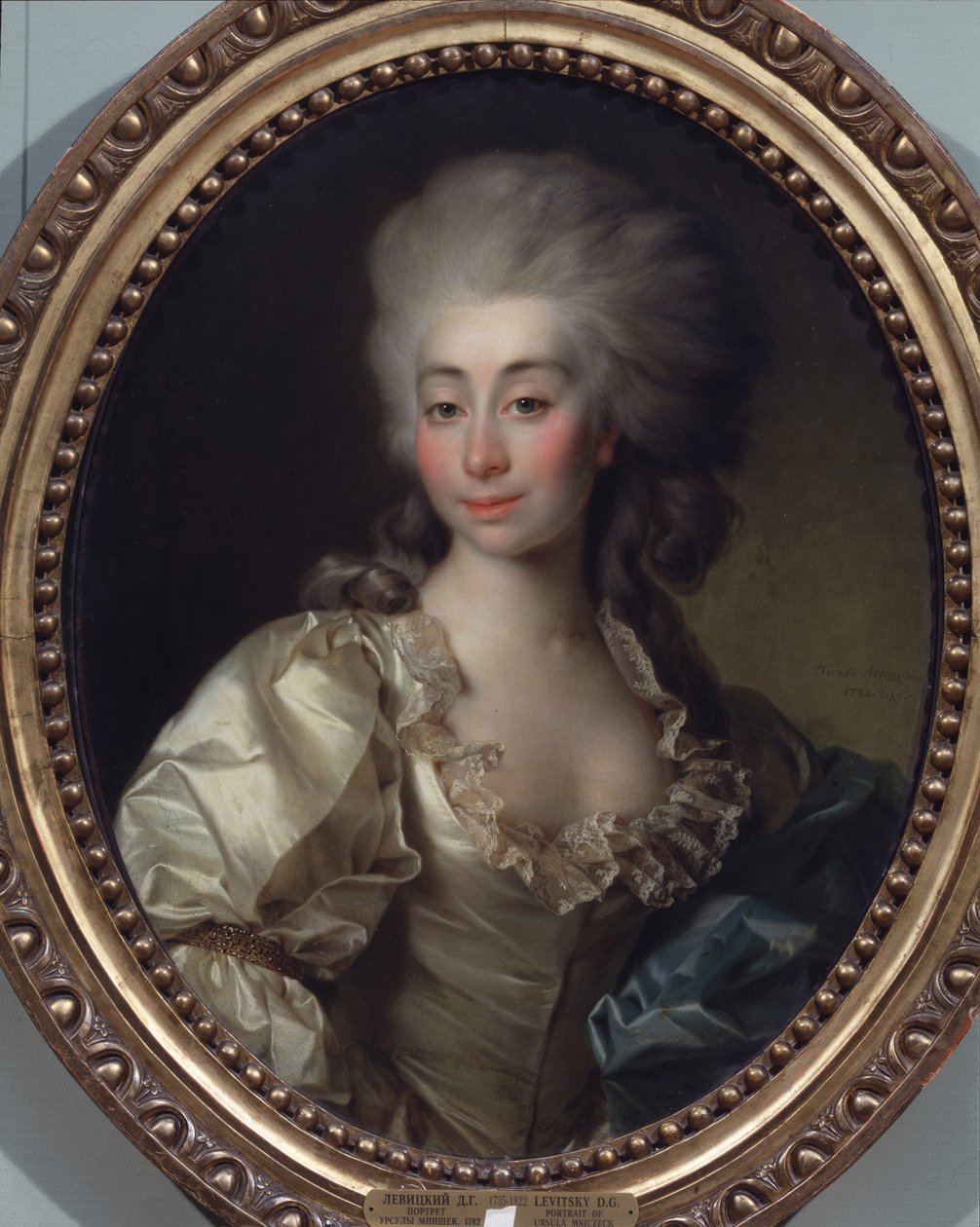 Ritratto di Ursula Mniszeck, 1782 da Dmitri Grigorievich Levitsky