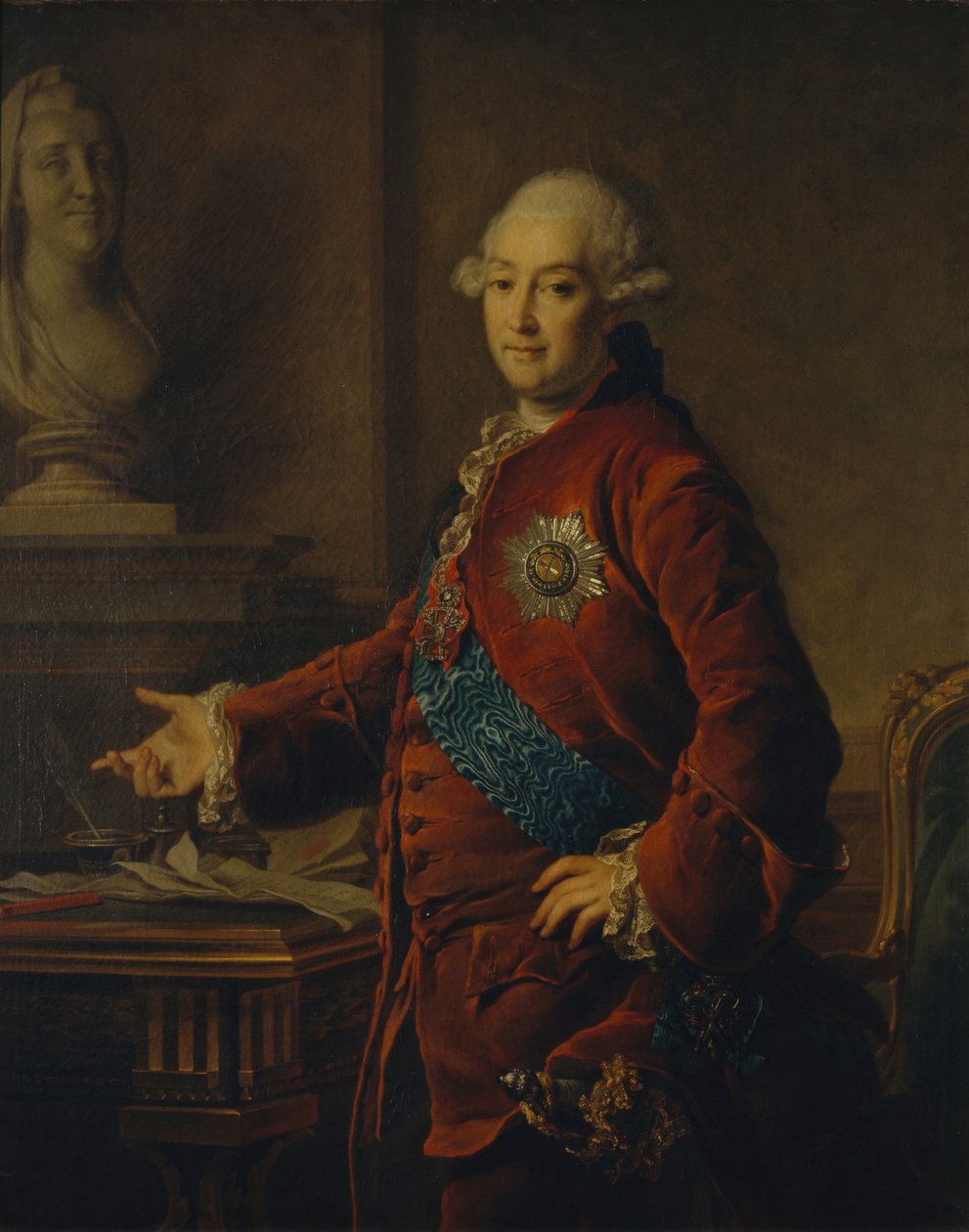 Ritratto del vice-cancelliere principe Alexander Mikhaylovich Golitsyn 1723-1807, 1772 da Dmitri Grigorievich Levitsky