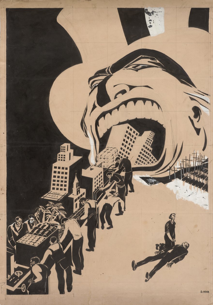 Il capitalismo divora tutto, 1920 da Dmitriy Stakhievich Moor