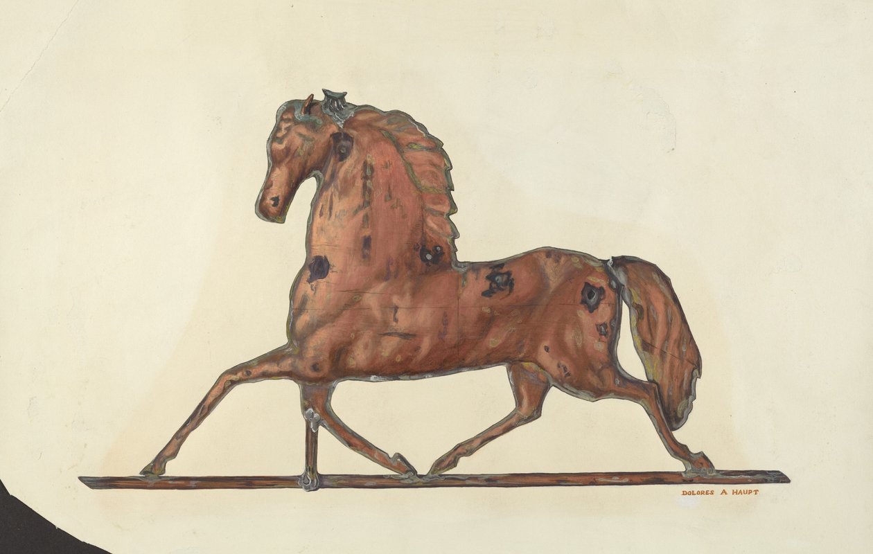 Segnavento a cavallo da Dolores Haupt