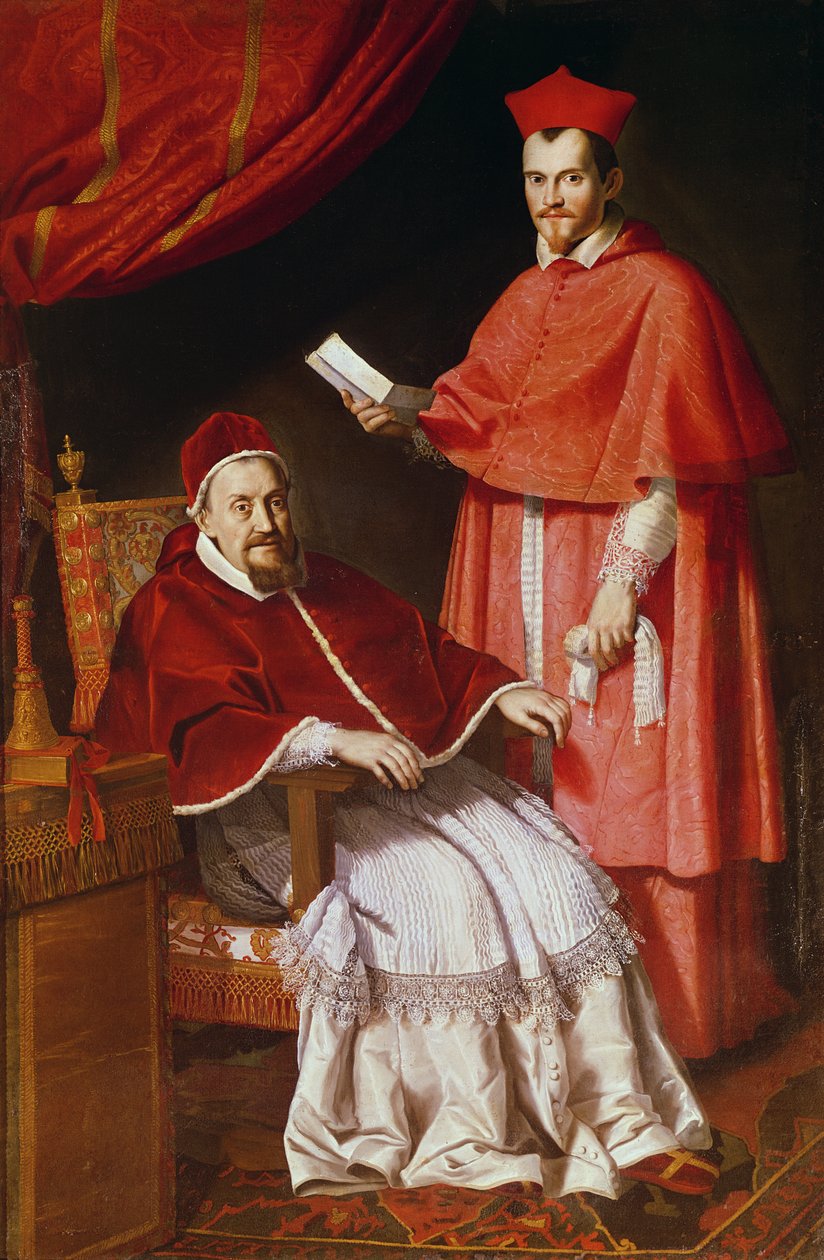Ritratto di Papa Gregorio XV e Ludovico Ludovisi da Domenichino