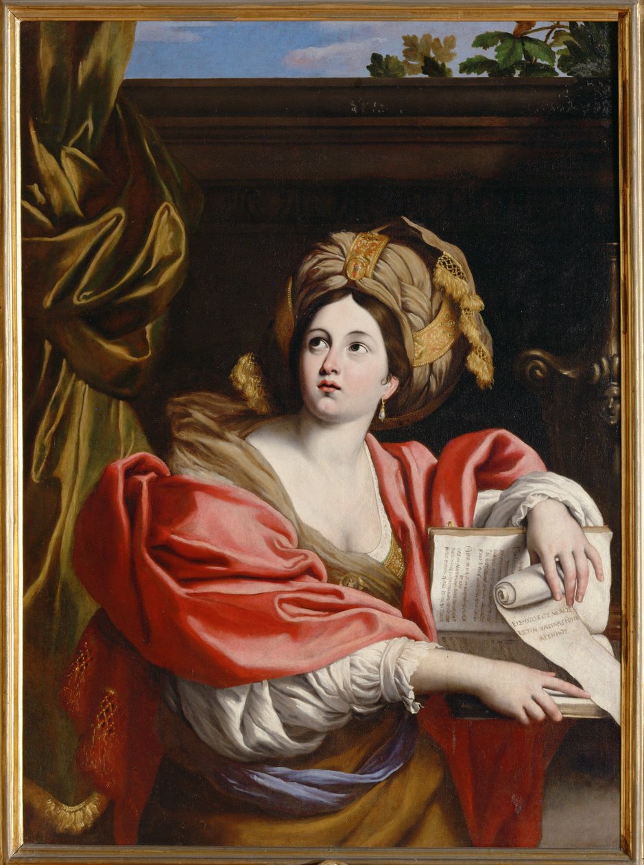 La Sibilla di Cuma... (dipinto su tela) da Domenichino (1581-1641)