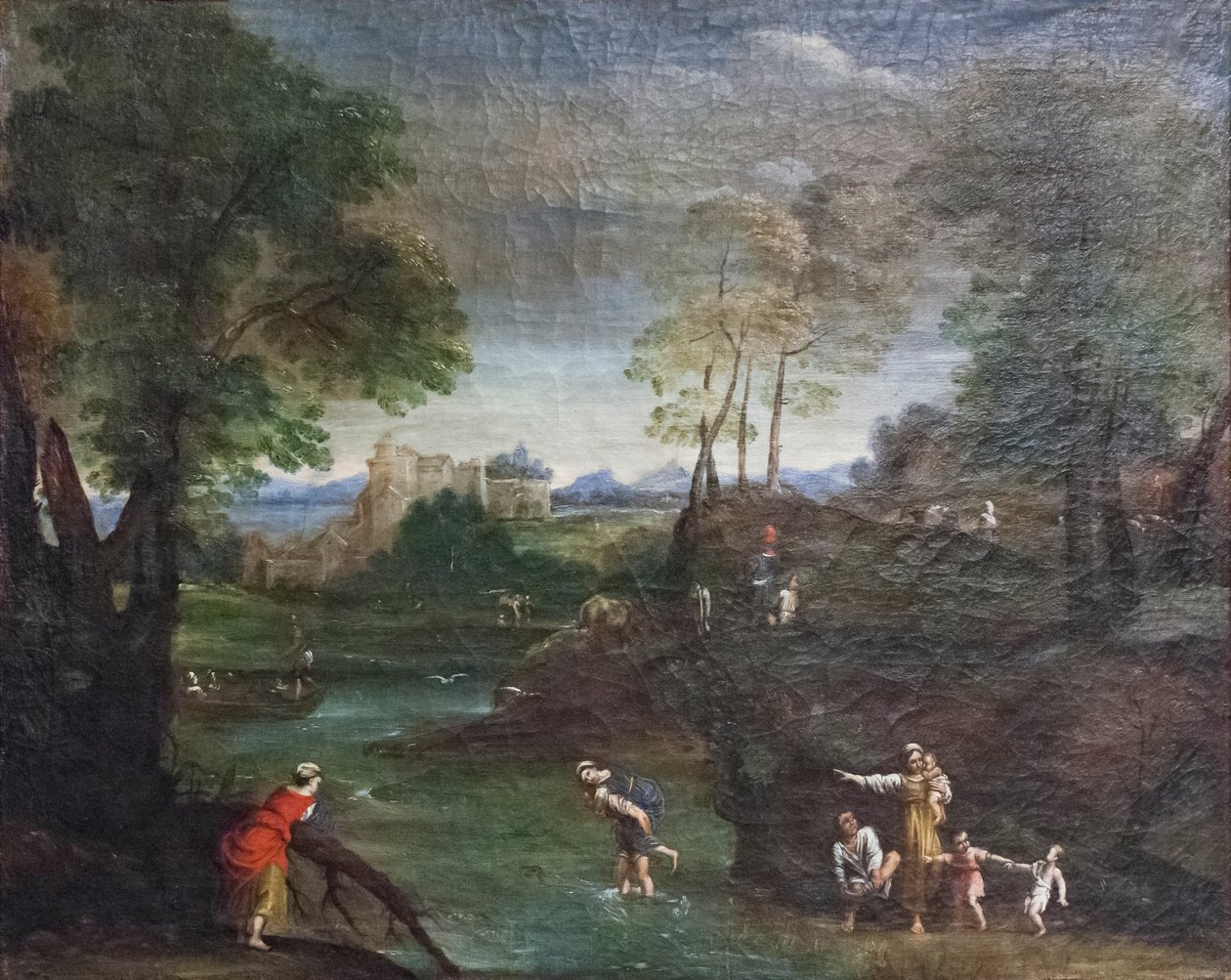 Paesaggio con guado da Domenichino (1581 1641)
