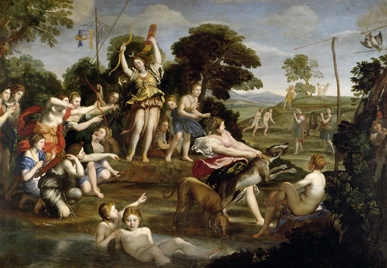 La caccia di Diana, 1616-17 da Domenichino