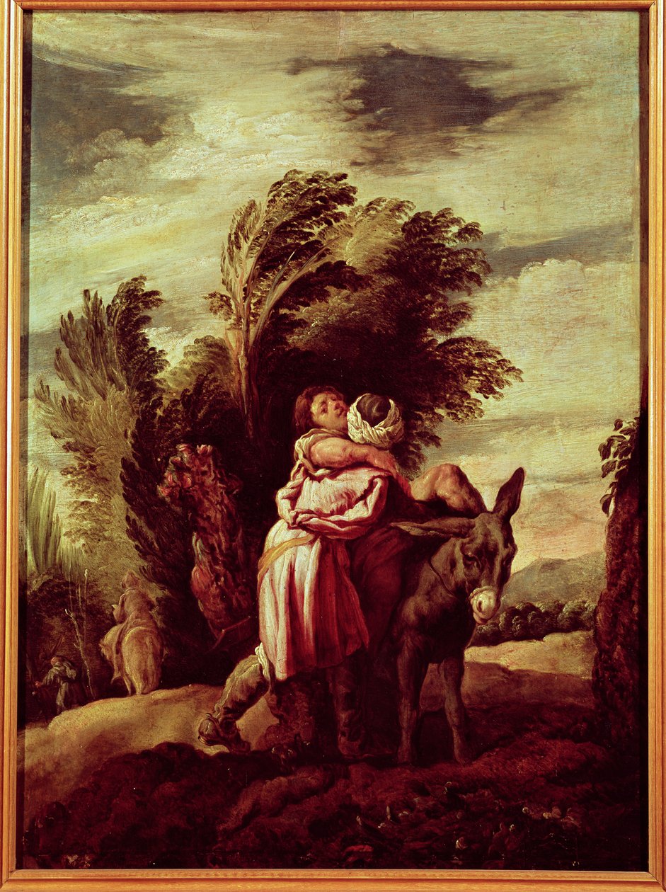 La parabola del buon samaritano da Domenico Fetti or Feti