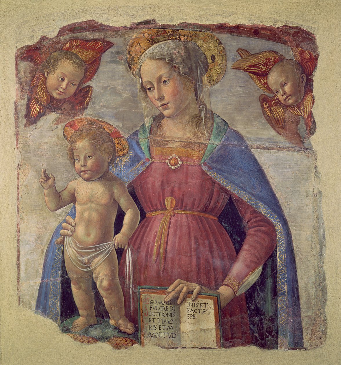Madonna col Bambino e angeli da Domenico Ghirlandaio