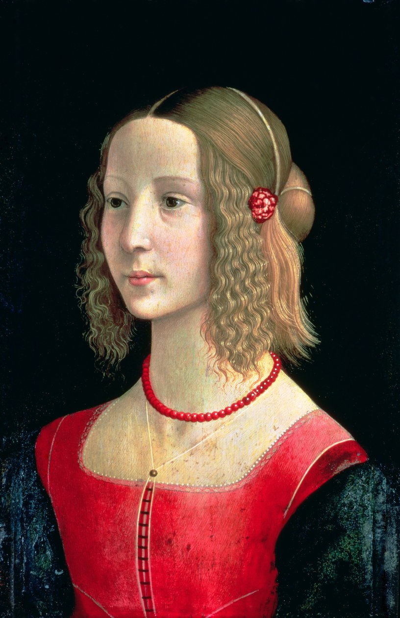 Ritratto di una ragazza, c.1490 da Domenico Ghirlandaio