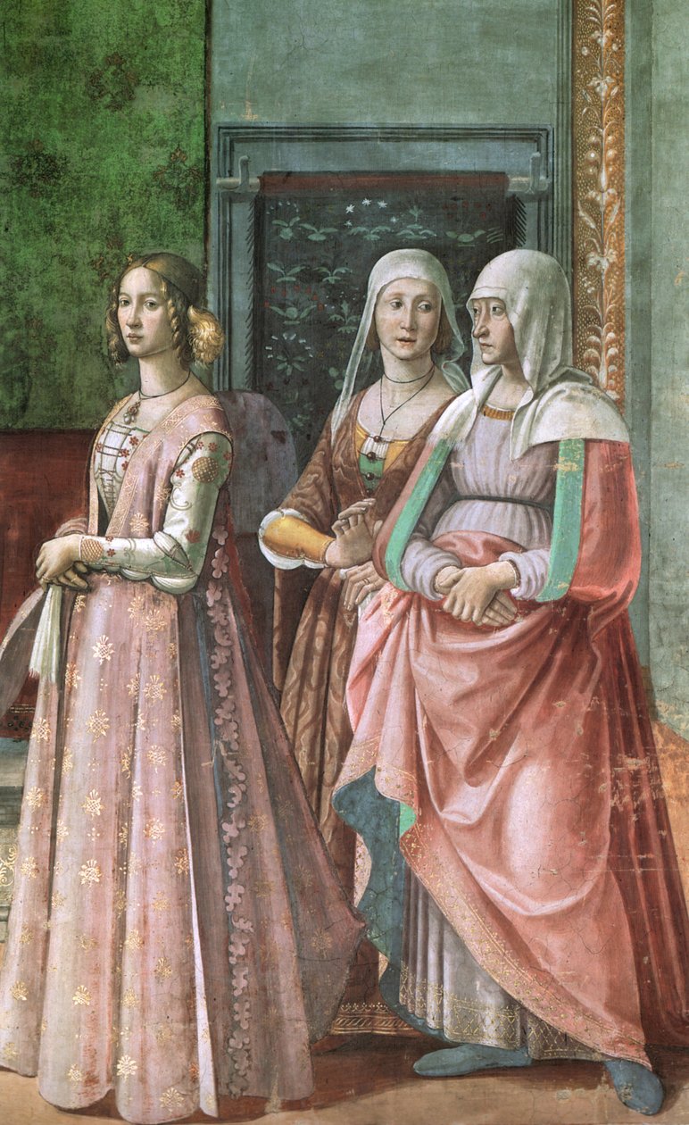 Affreschi della cappella Tornabuoni a Firenze da Domenico Ghirlandaio