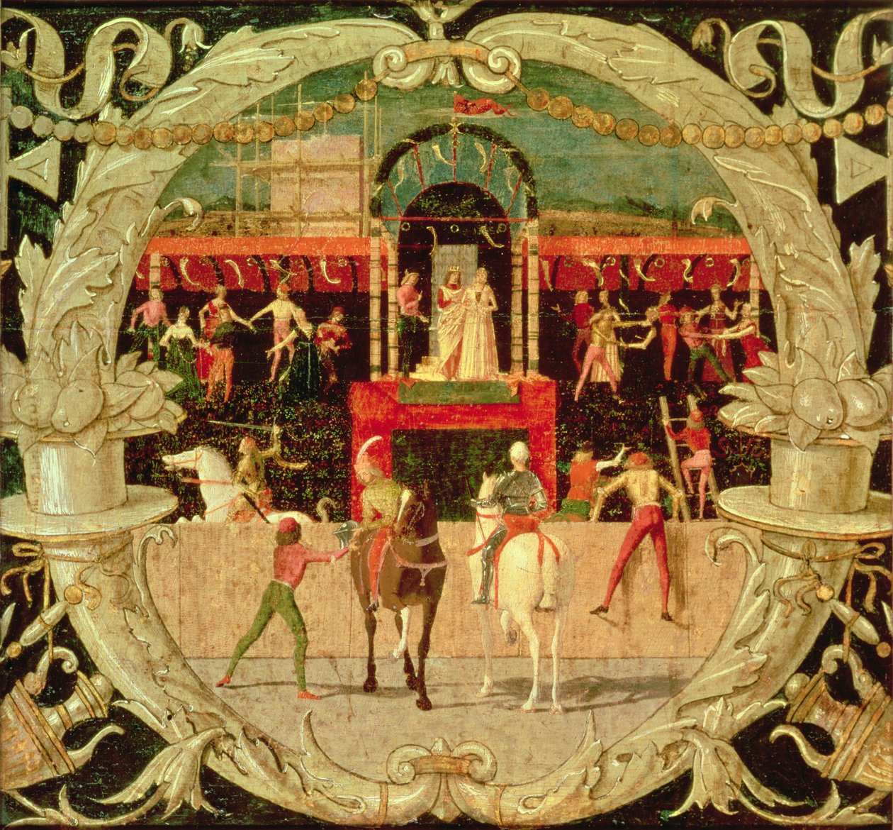 Il Ratto delle Sabine (dopo il segnale) c.1490 da Domenico Morone