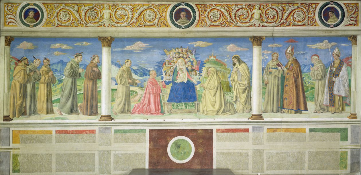 Vergine Circondata da Donatori e Santi, 1503 da Domenico Morone
