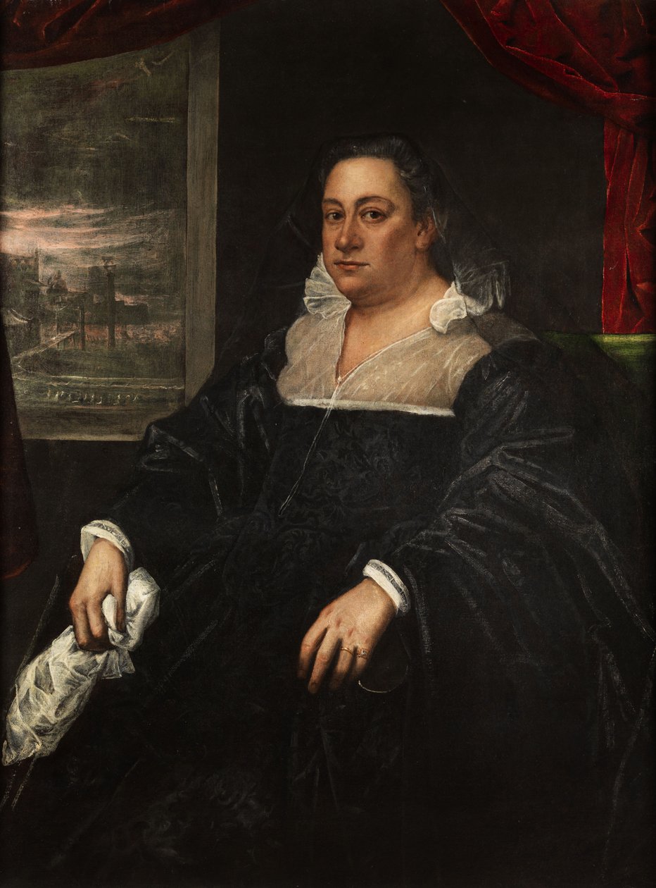 Ritratto di una dogaressa (moglie di un doge veneziano) da Domenico Robusti Tintoretto