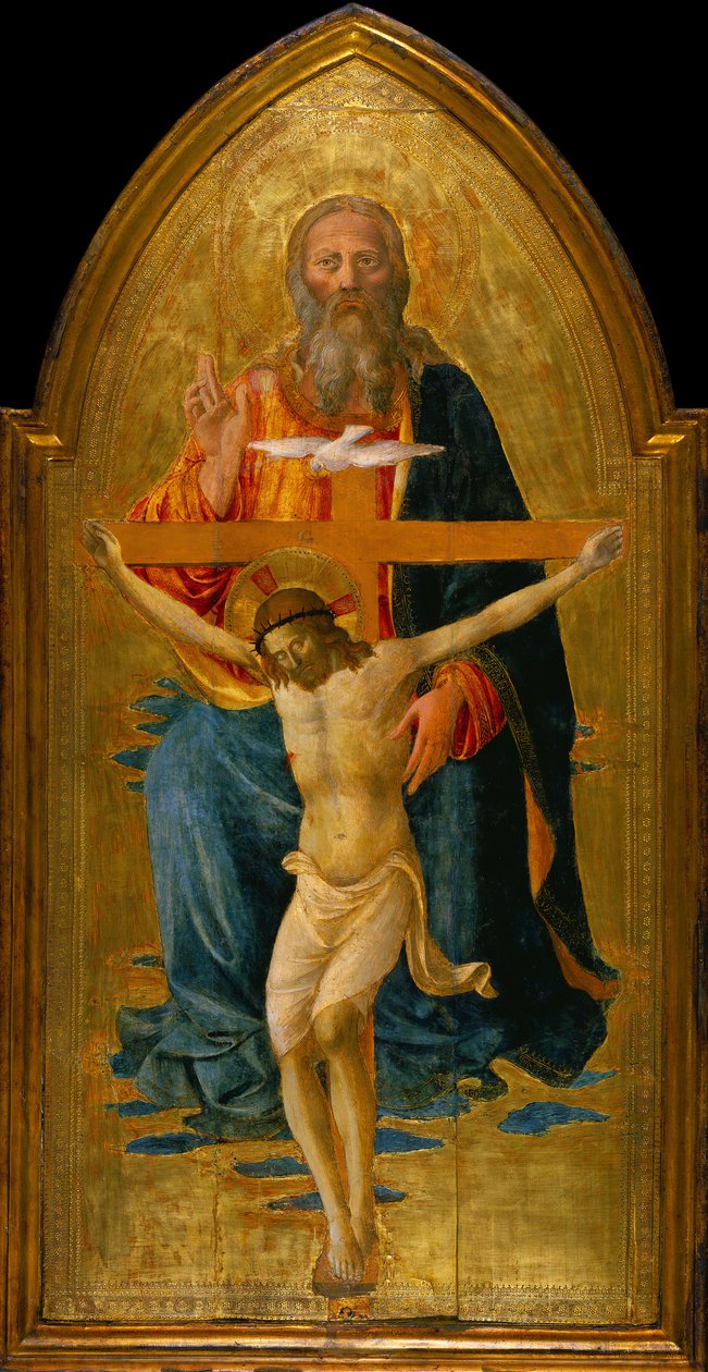 Santissima Trinità con Santi, c.1470-75 da Domenico di Michelino