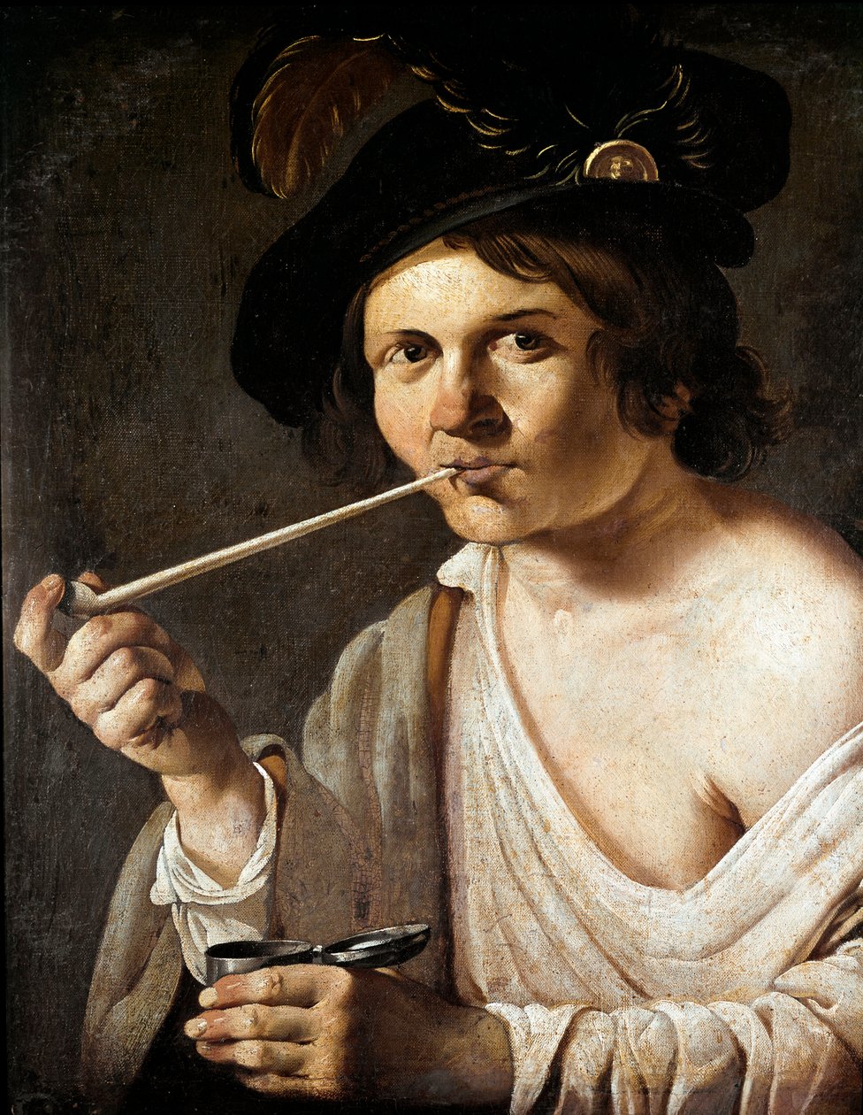 Ritratto del pescatore napoletano e rivoluzionario Masaniello (1623-1647) Dipinto di Domenico Gargiulo detto Micco 