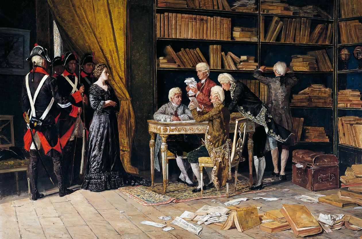 Perquisizione della casa di Eleonora Pimentel da Domenico Battaglia