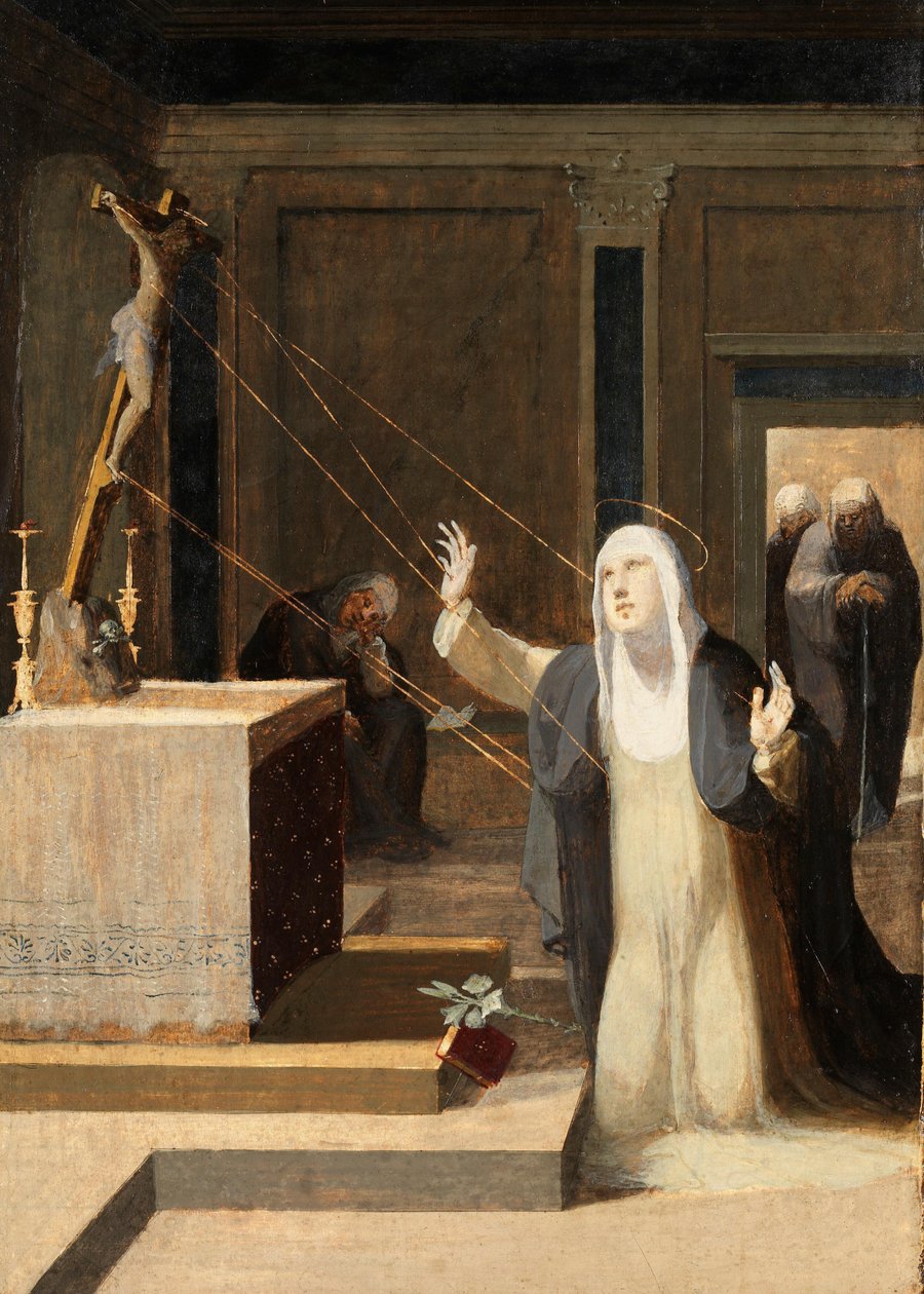 Beccafumi - Santa Caterina che riceve le stimmate, 1545 da Domenico Beccafumi
