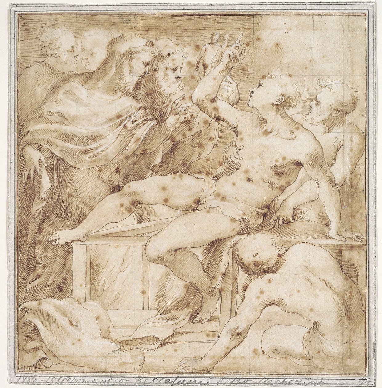 Martirio di San Lorenzo da Domenico Beccafumi