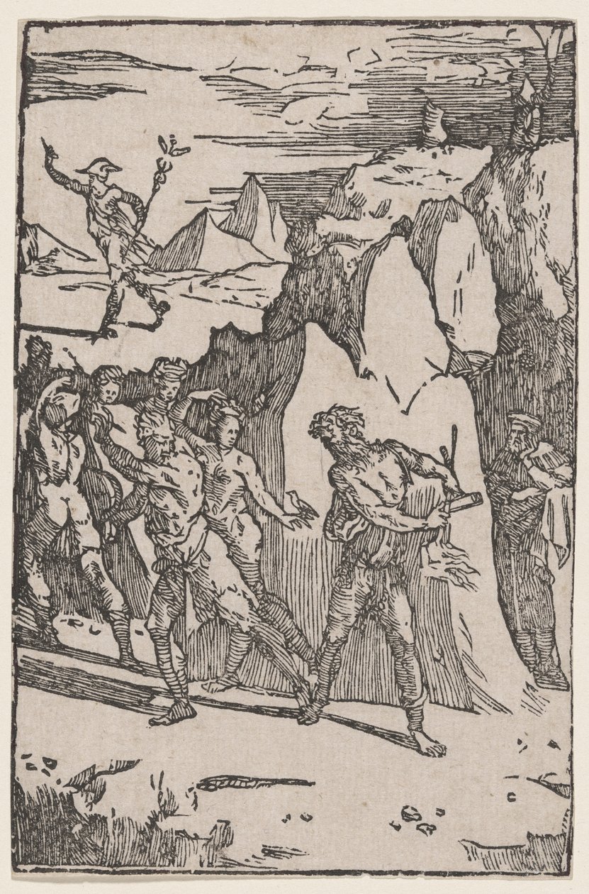 I metalli in fuga da Vulcano da Domenico Beccafumi