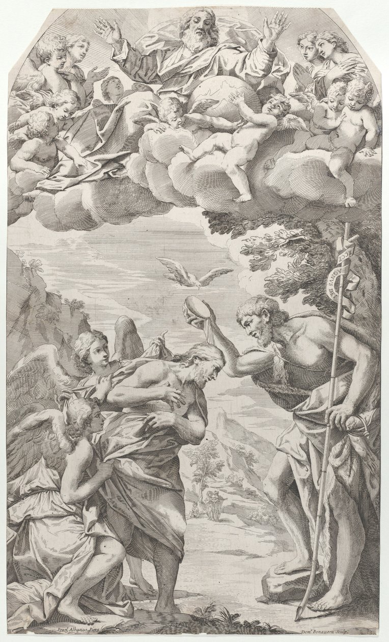 Il battesimo di Cristo da Domenico Bonavera