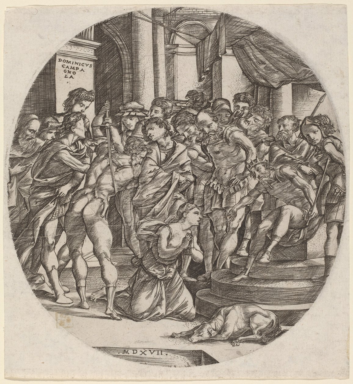 Decapitazione di Santa Caterina da Domenico Campagnola