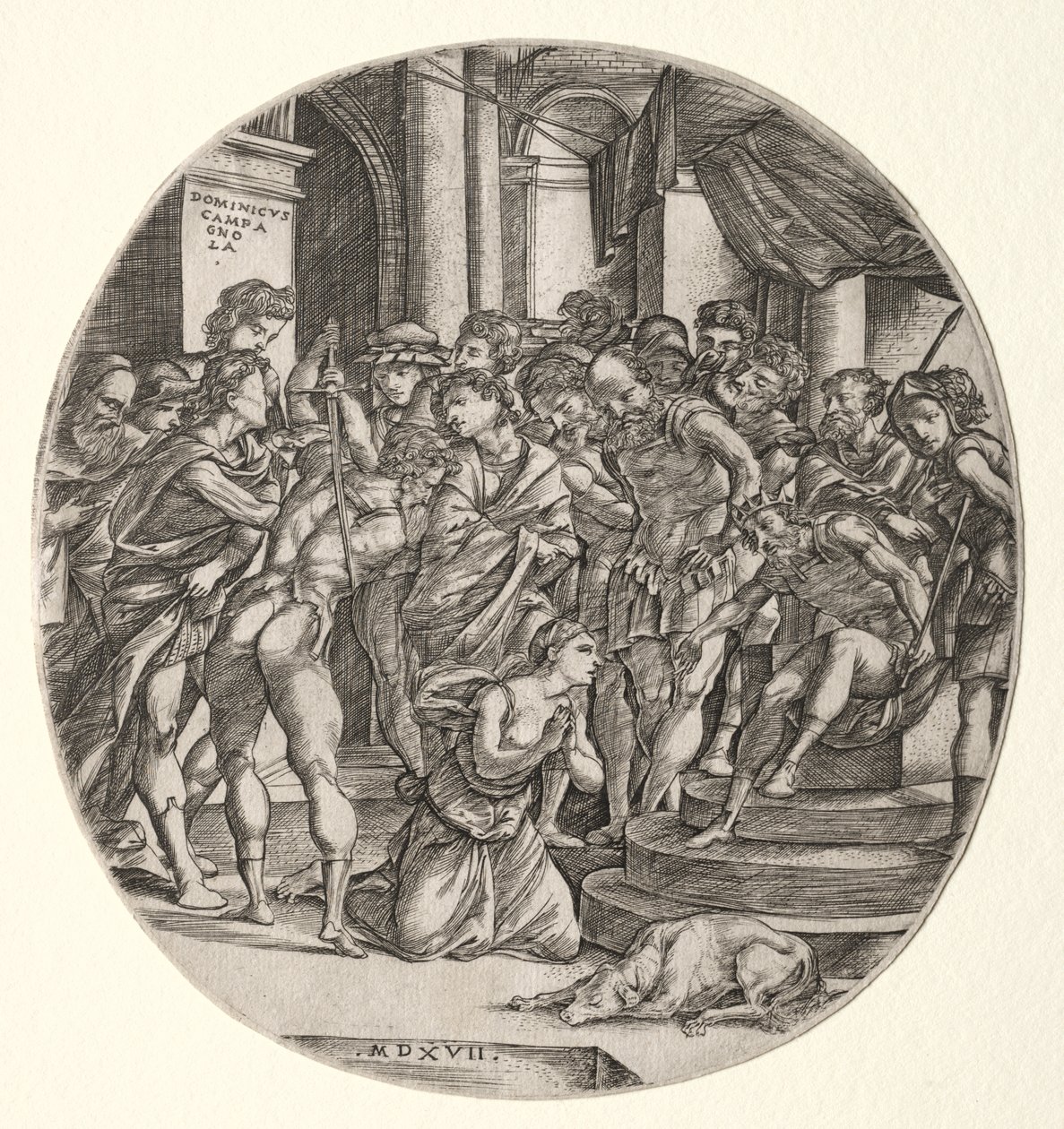 Decapitazione di Santa Caterina da Domenico Campagnola