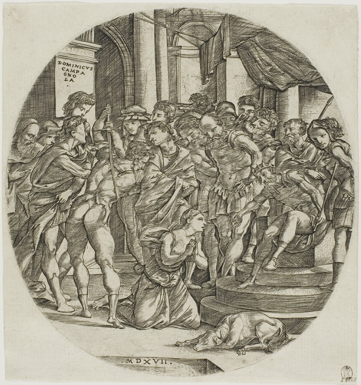 La Decapitazione di Santa Caterina da Domenico Campagnola