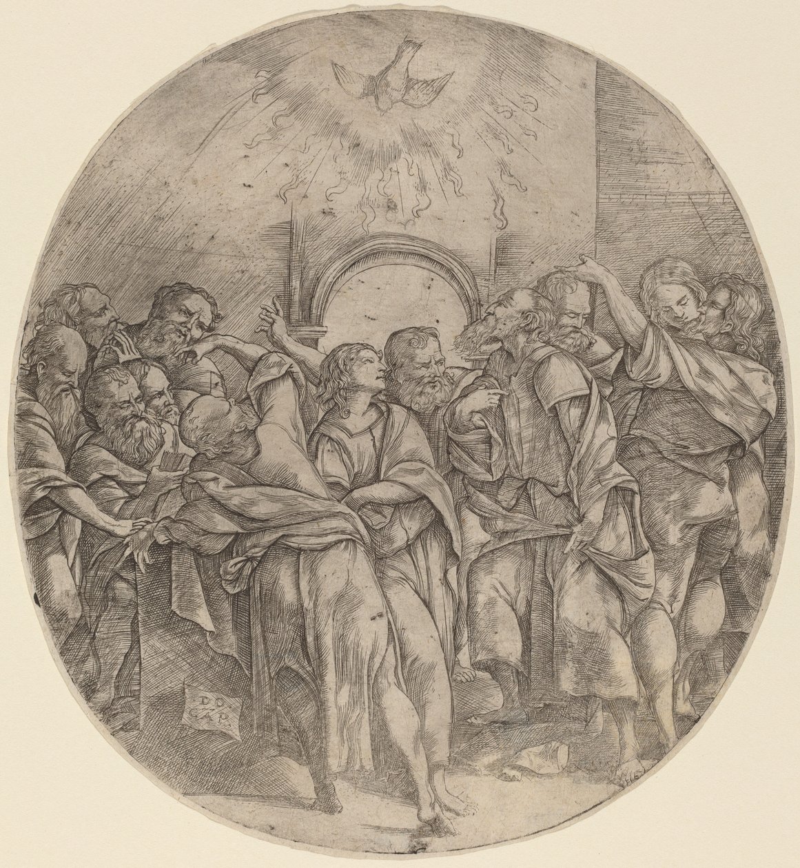 La Discesa dello Spirito Santo da Domenico Campagnola
