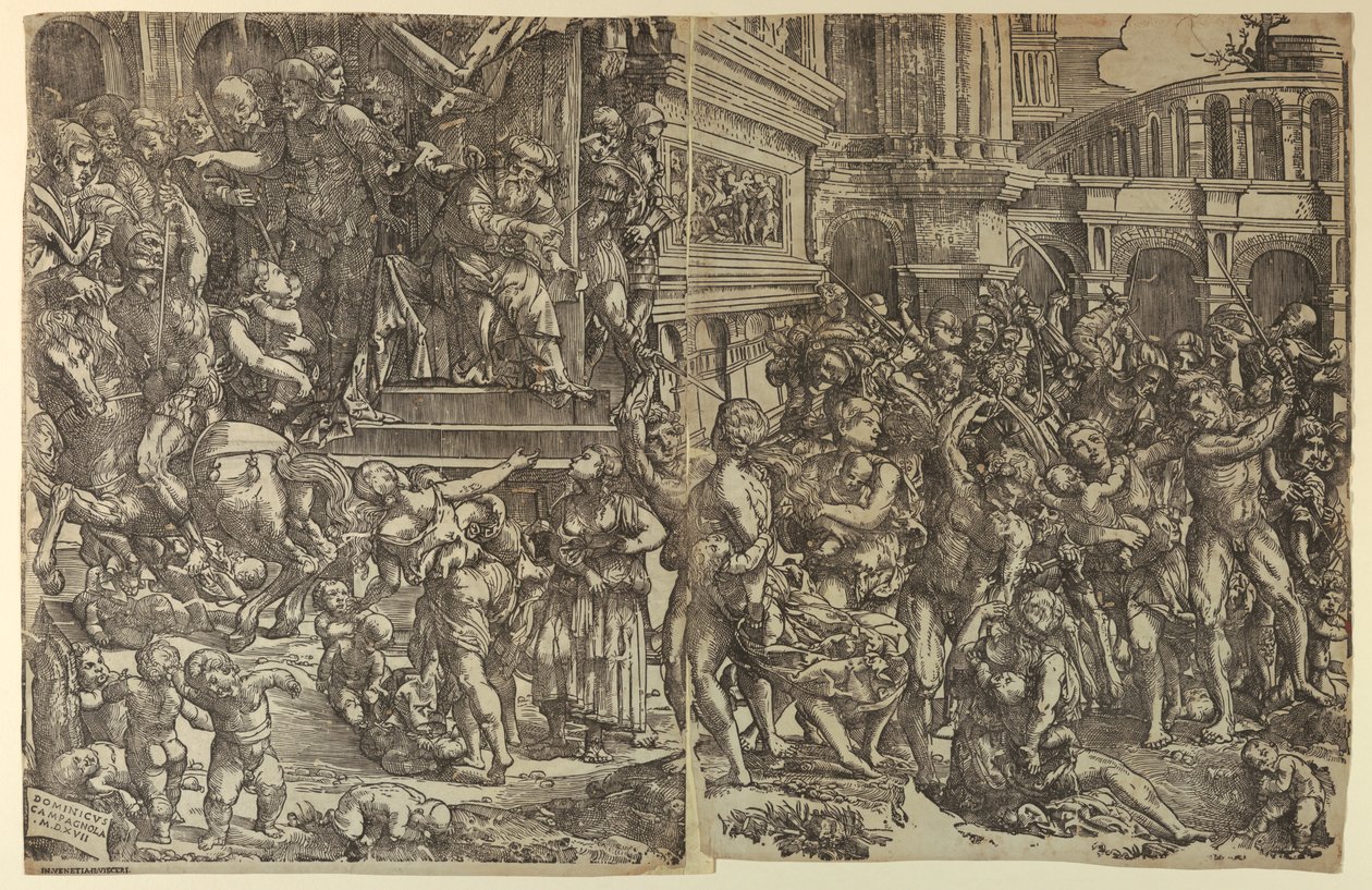 Il massacro degli innocenti da Domenico Campagnola