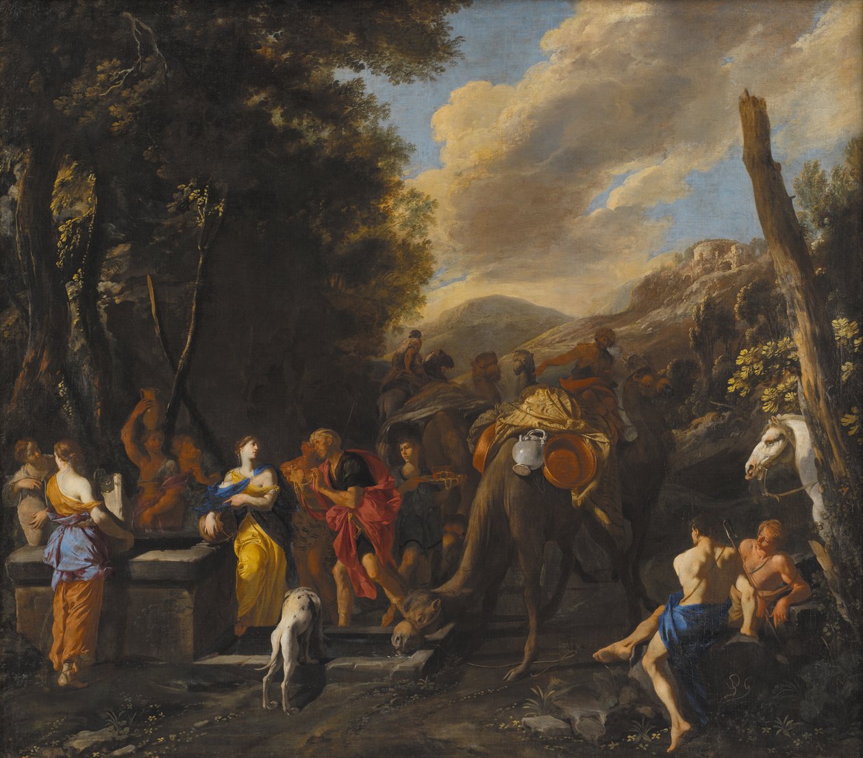 Rebecca ed Eliezer al pozzo da Domenico Gargiulo