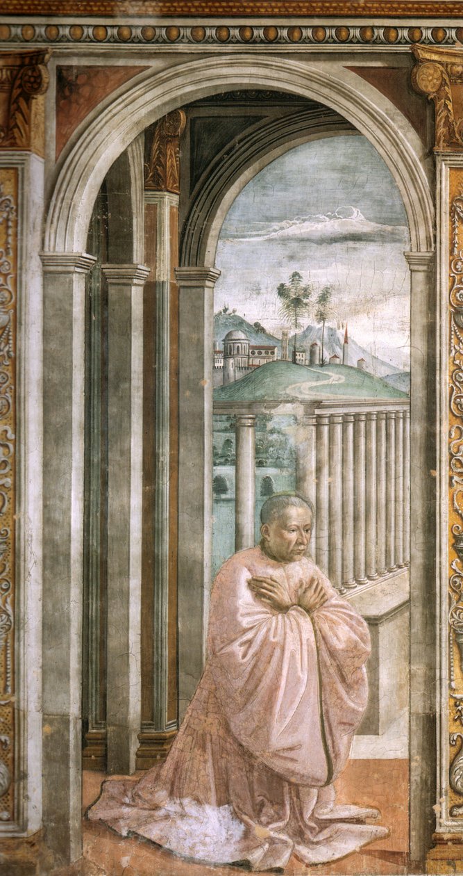 Cappella tornabuoni, 20, giovanni tornabuoni da Domenico Ghirlandaio