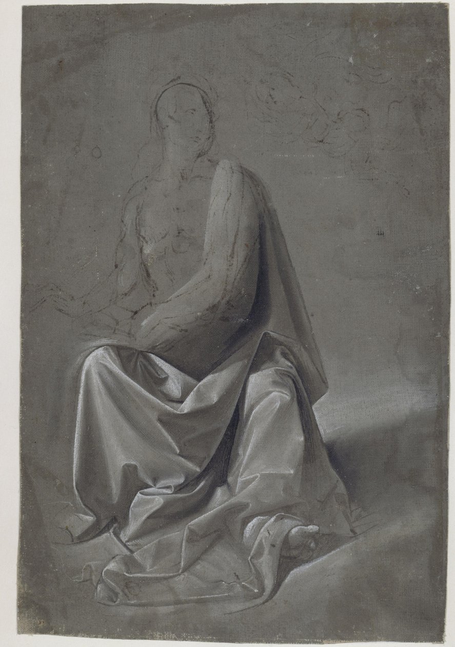 Studio del panneggio (forse studio della veste di Matteo l