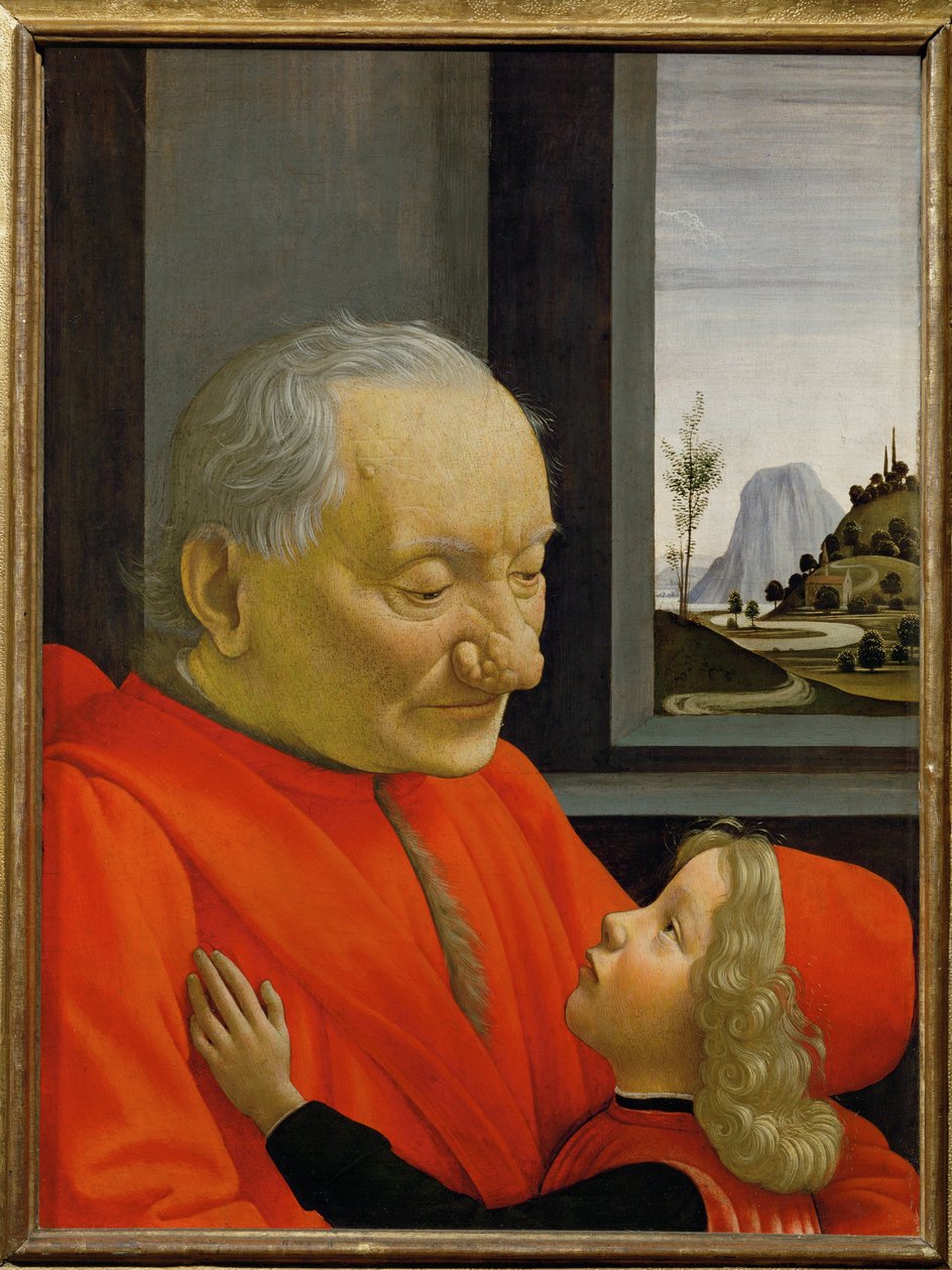 Ritratto di un uomo anziano e di un ragazzo - ... da Domenico Ghirlandaio