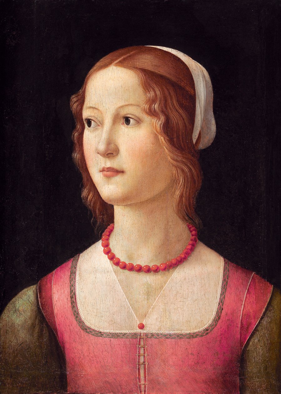 Ritratto di giovane donna da Domenico Ghirlandaio