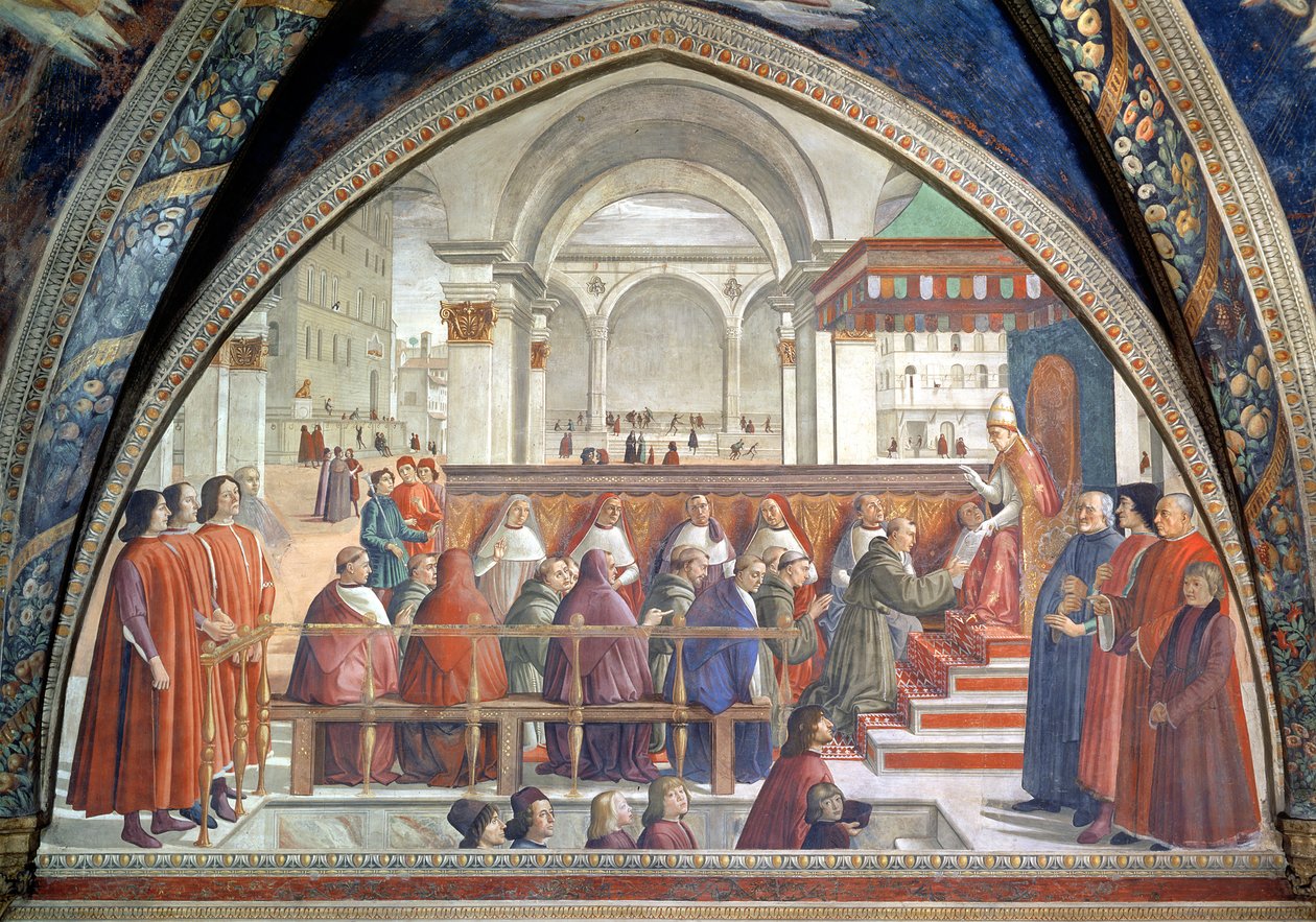 San Francesco riceve la Regola dell