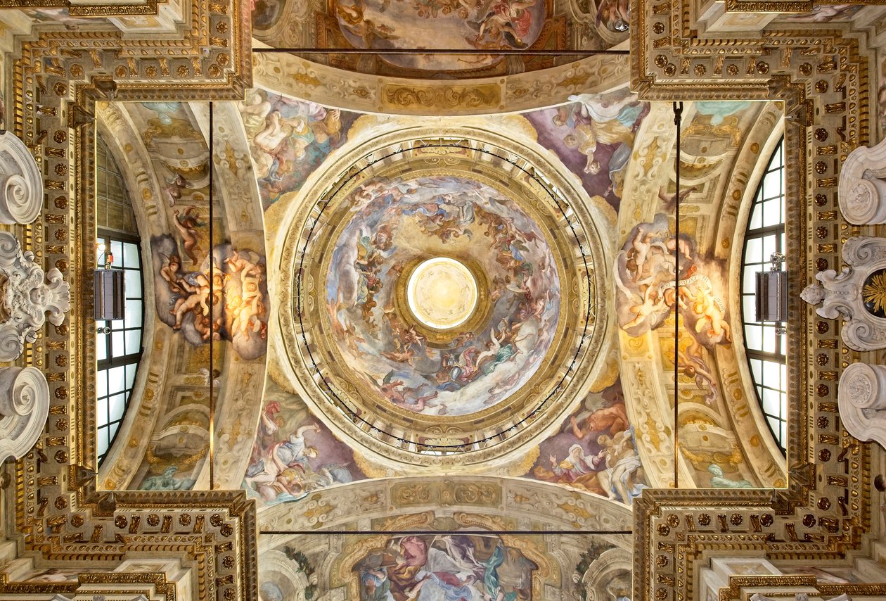 La cupola con la rappresentazione dell