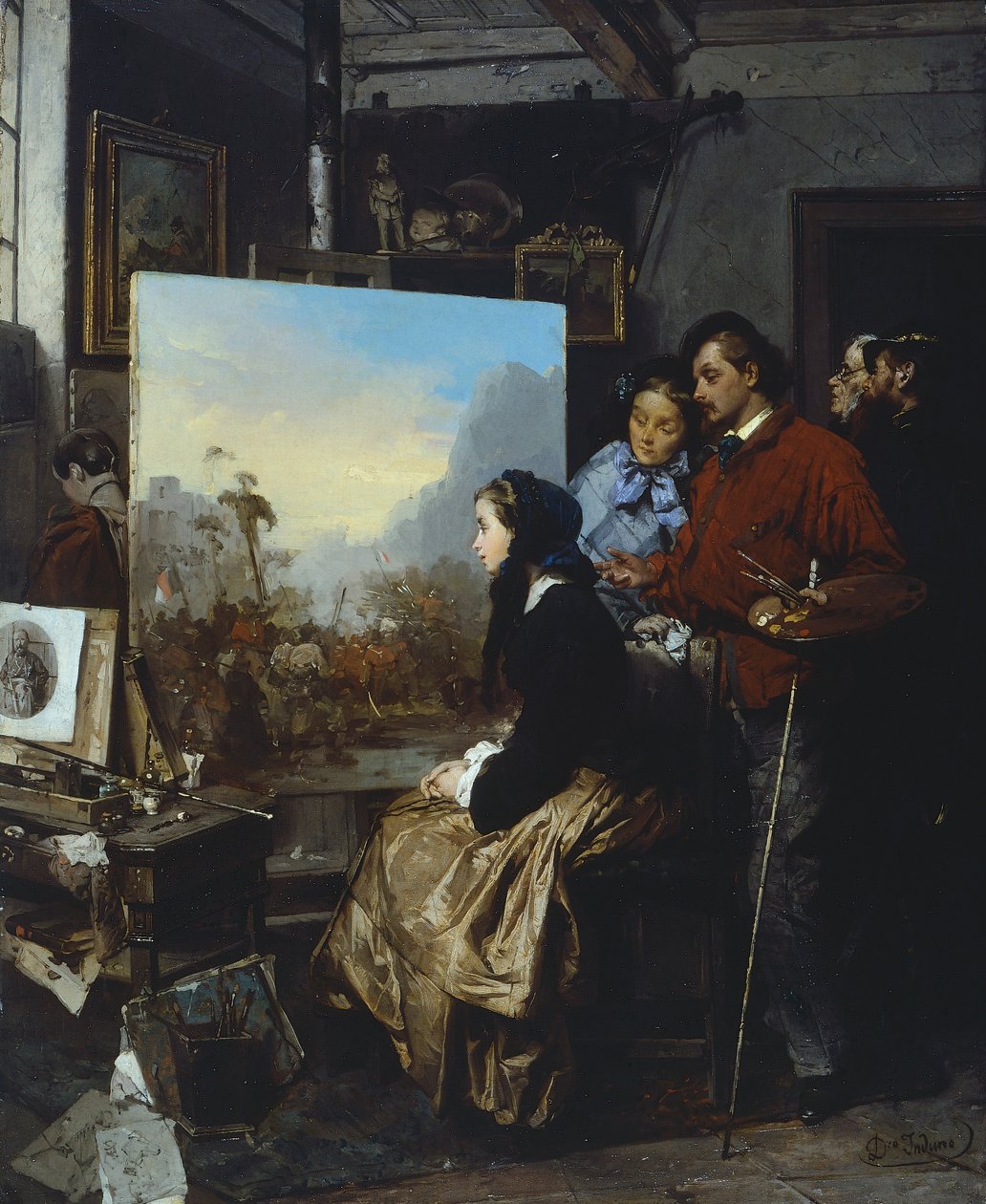 Un pensiero per Garibaldi da Domenico Induno