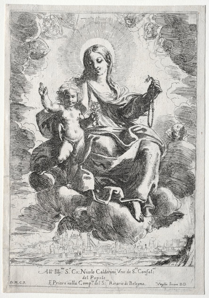 Madonna del Rosario da Domenico Maria Canuti