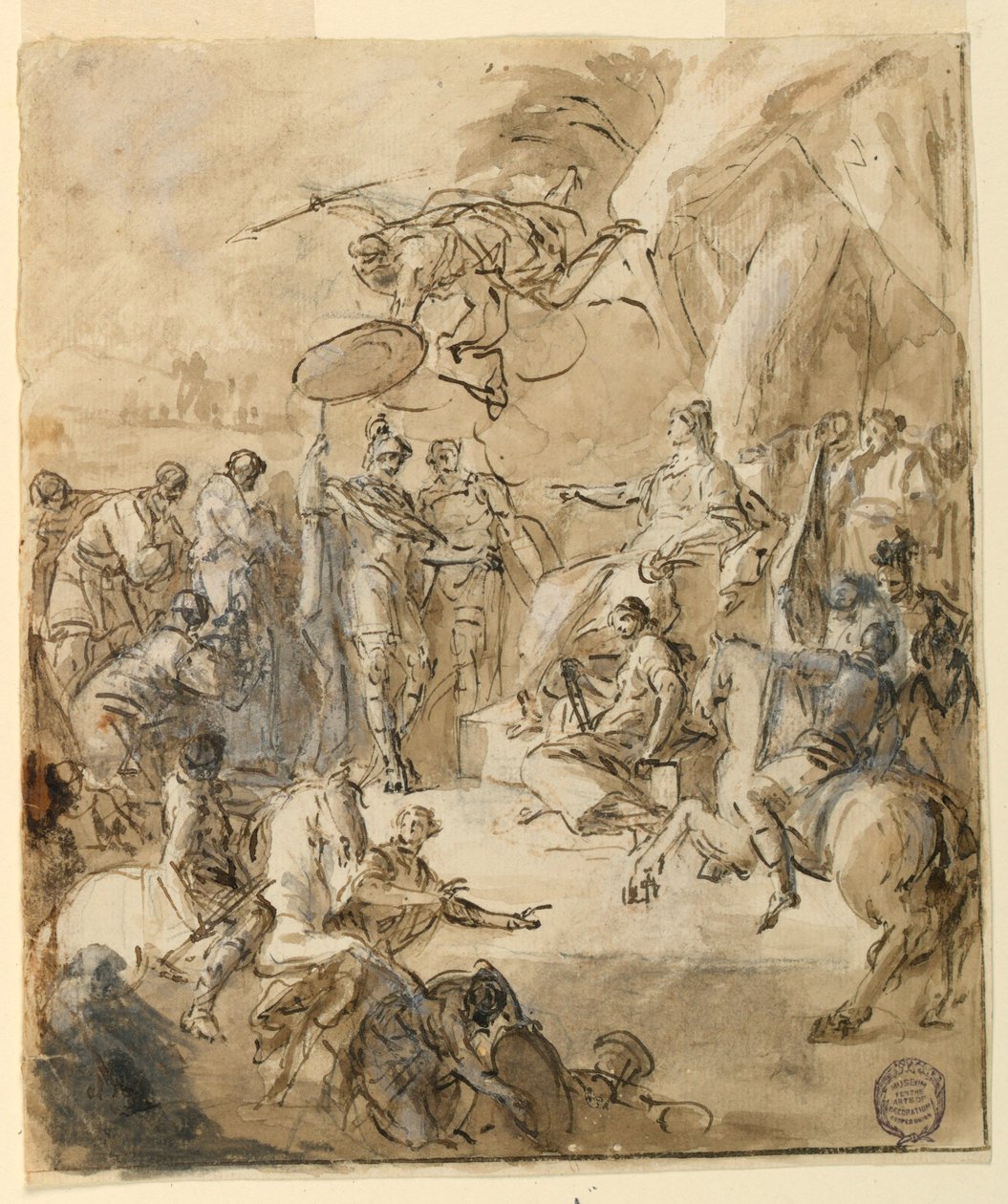 Soggetto allegorico da Domenico Mondo