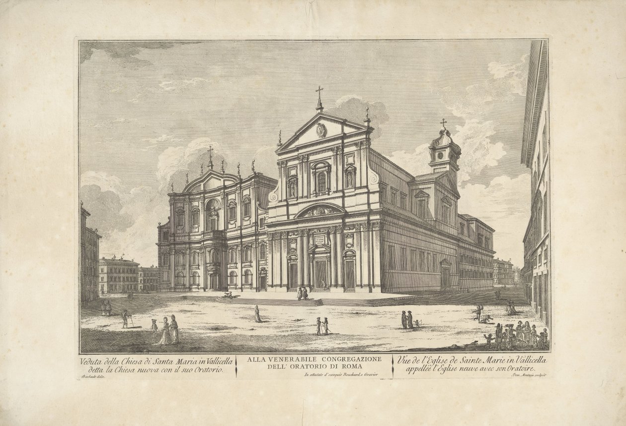 Chiesa Nuova a Roma da Domenico Montaigù