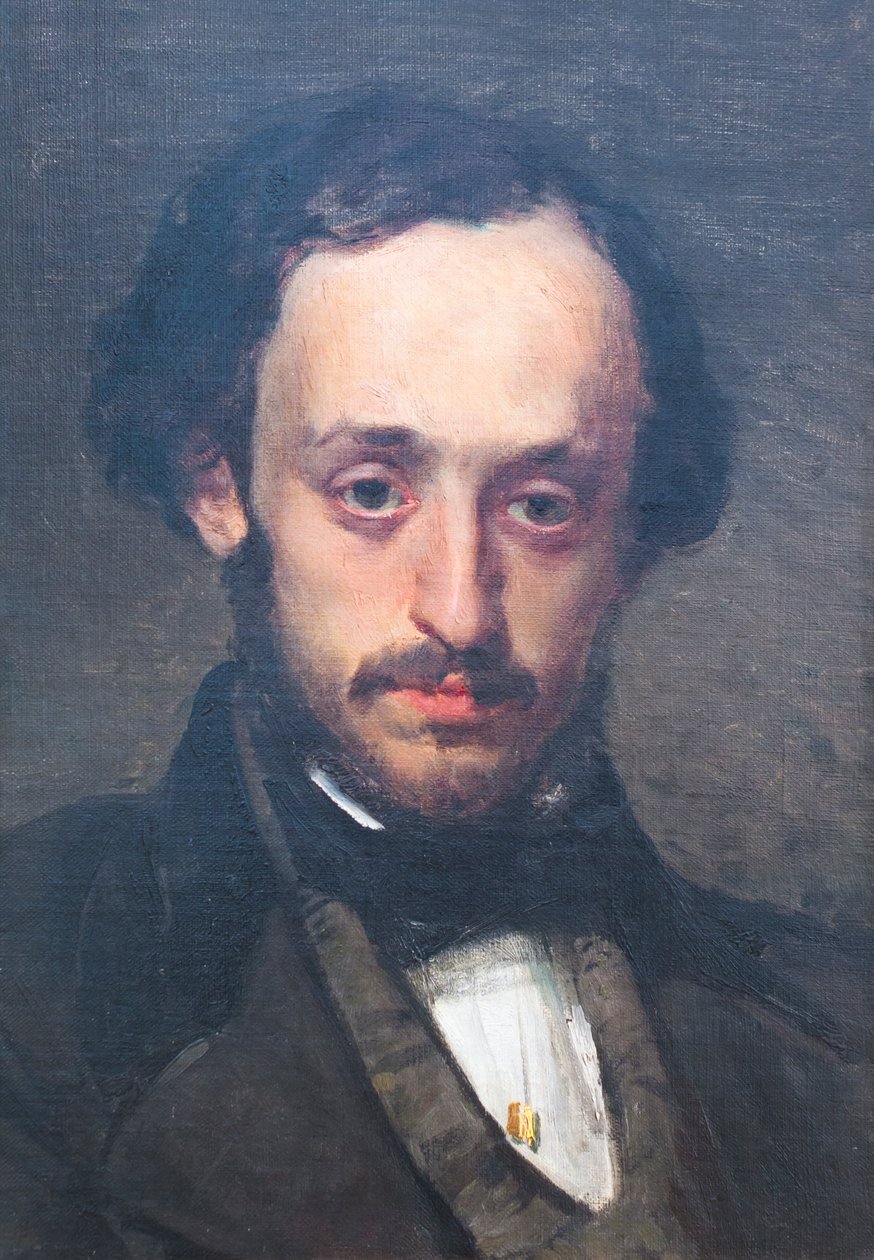 Pasquale Villari da giovane da Domenico Morelli