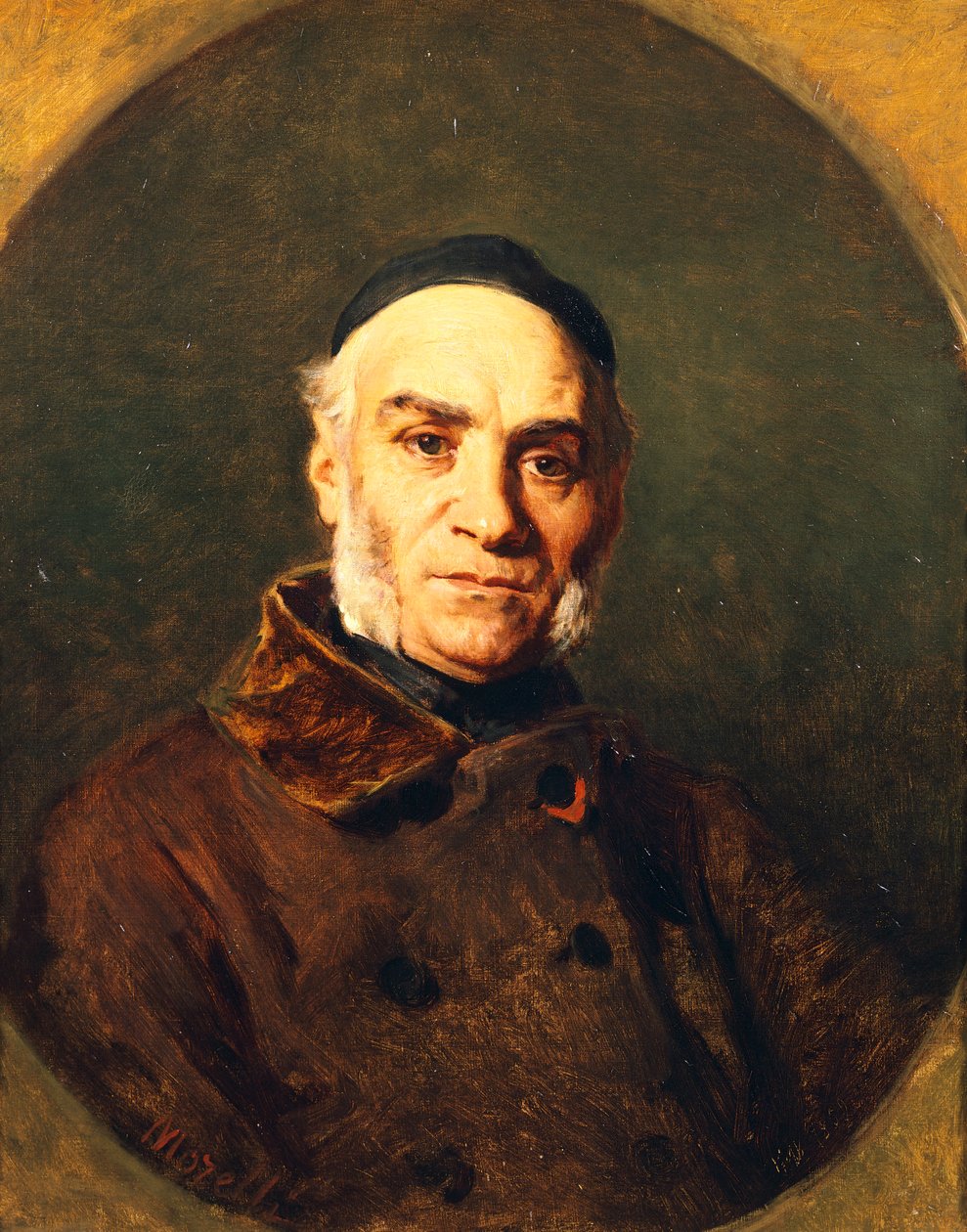Ritratto di Giacinto Gigante da Domenico Morelli