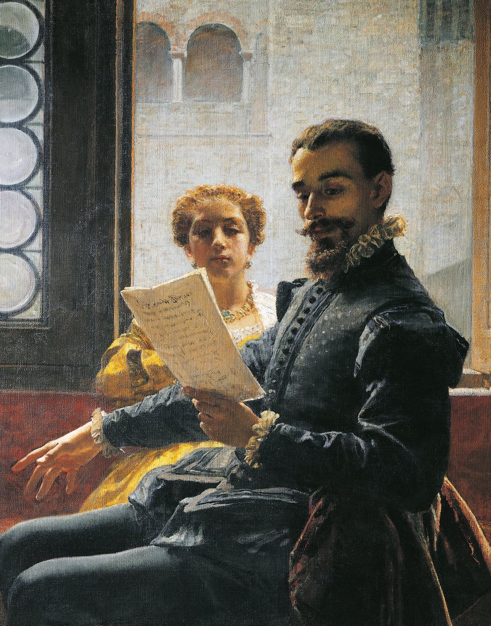Torquato Tasso legge Gerusalemme liberata a Eleonora d