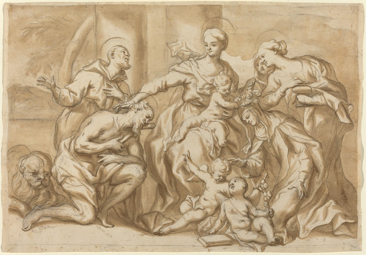 Madonna Circondata da Santi da Domenico Piola