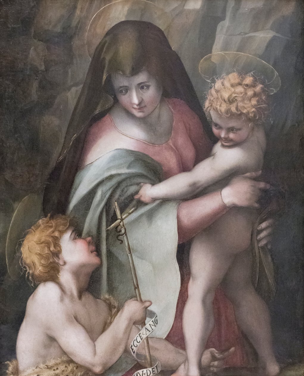 Madonna con Bambino e il giovane San Giovanni da Domenico Puligo