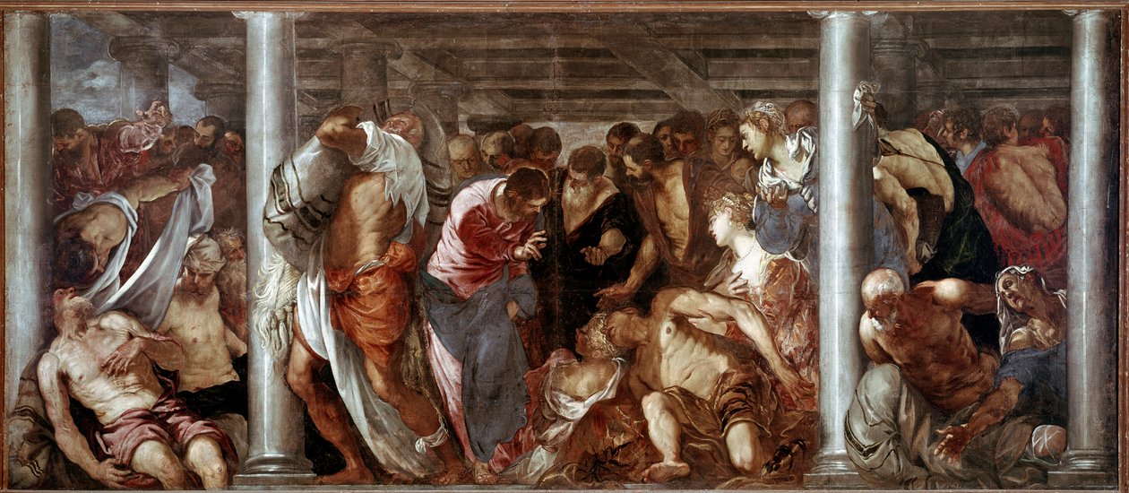 Cristo ascolta il paralitico (la piscina probatica) da Domenico Robusti Tintoretto