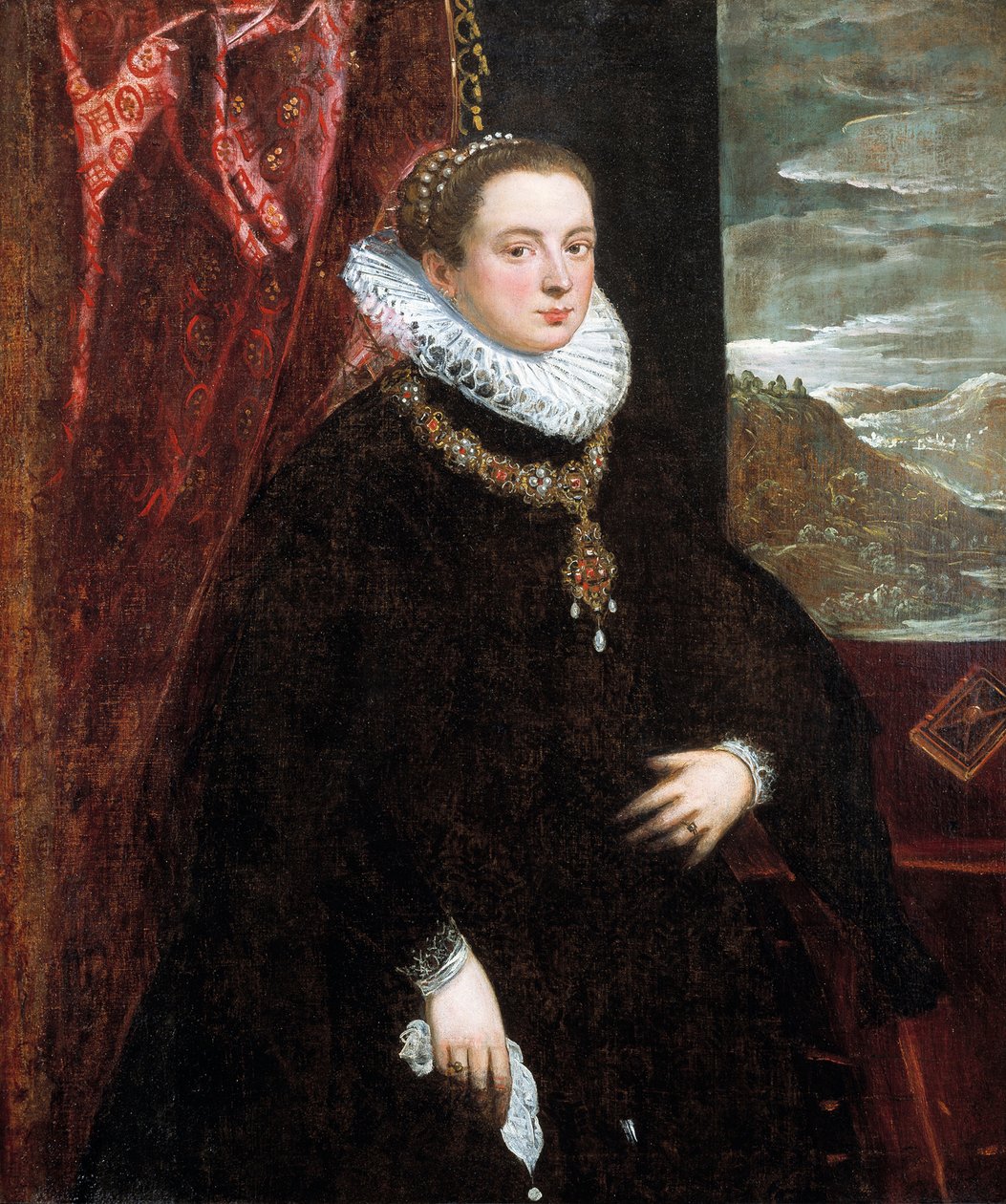 Signora in nero da Domenico Robusti Tintoretto