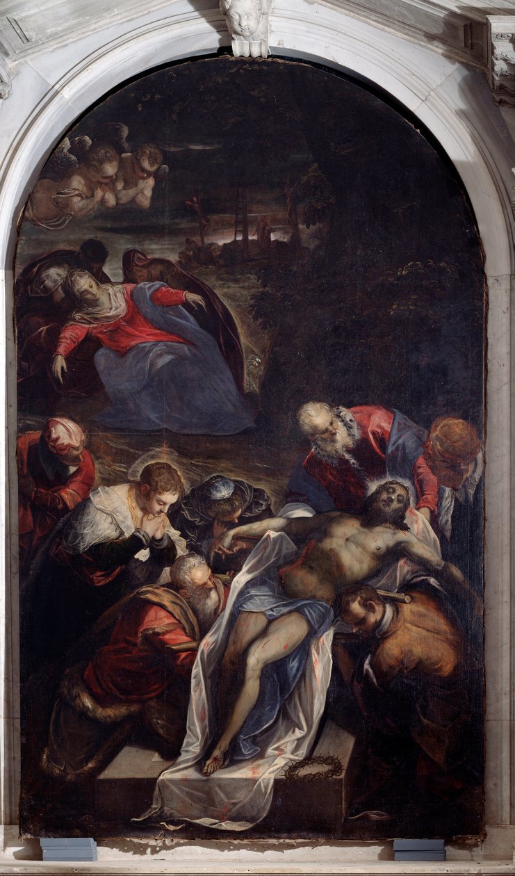 La deposizione al sepolcro da Domenico Robusti Tintoretto