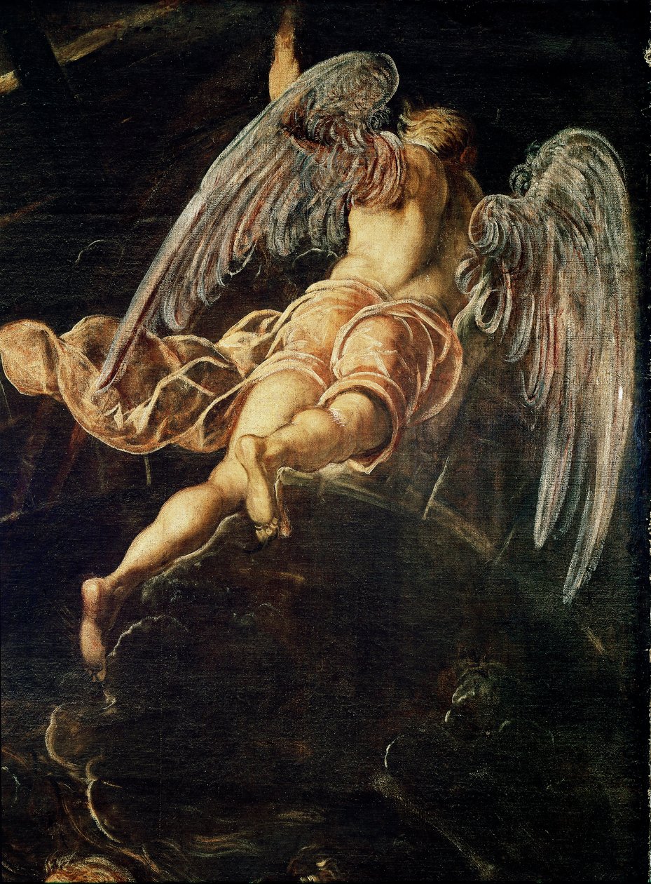 La discesa di Gesù Cristo al limbo (dettaglio di un angelo) da Domenico Robusti Tintoretto