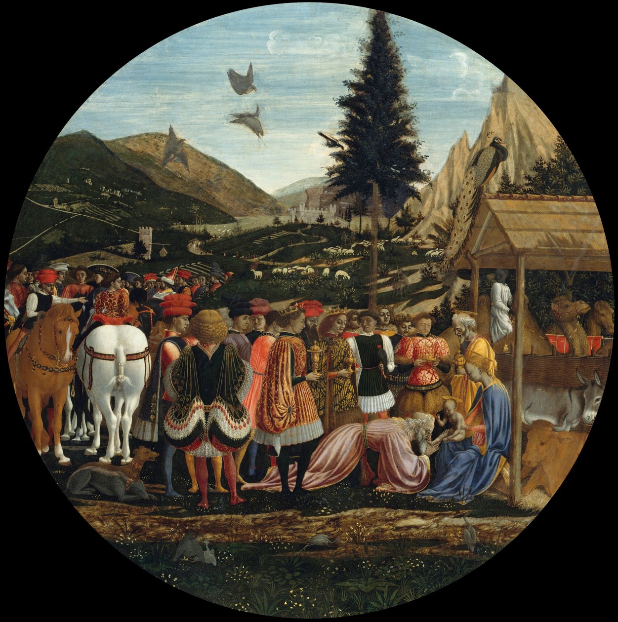Tedesco: Die Anbetung der Könige Adorazione dei Magi da Domenico Veneziano