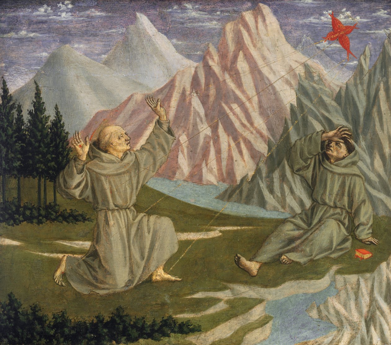 San Francesco riceve le stimmate da Domenico Veneziano