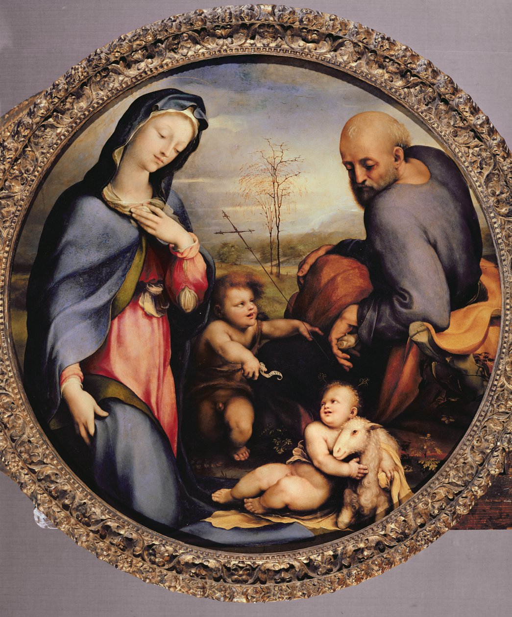 La Sacra Famiglia con il Bambino Giovanni Battista, c.1515 da Domenico di Pace Beccafumi  